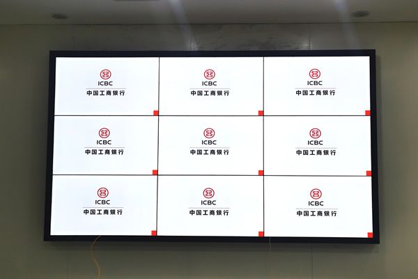 案例分享：近期的中國工商銀行營業(yè)廳、展廳拼接屏安裝工程