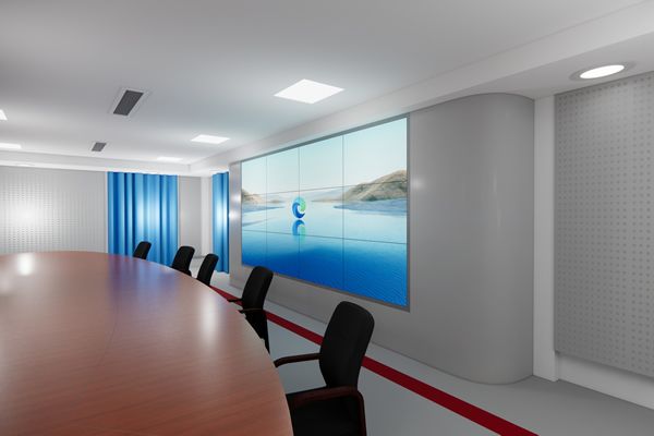 展館展廳大屏使用投影儀好，還是拼接屏好？