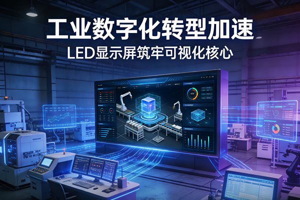 工業(yè)數(shù)字化轉(zhuǎn)型加速 維康國(guó)際LED顯示屏筑牢可視化核心